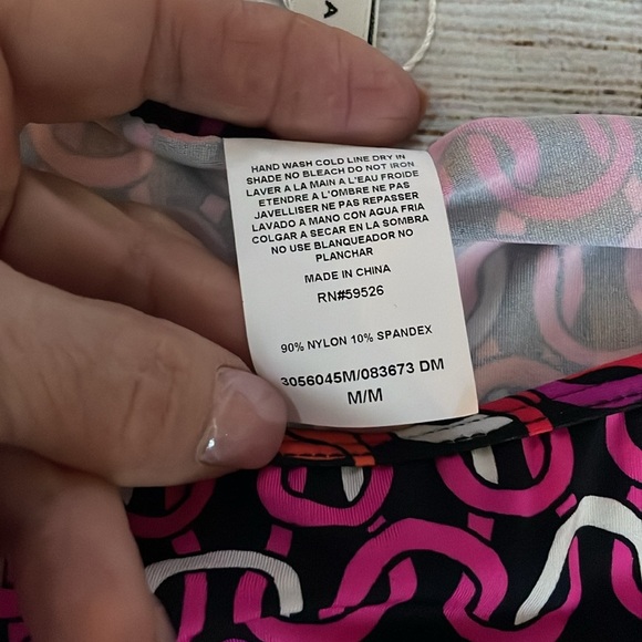 TRINA TURK Echo chain Swim Tunic Coverup Size  M NWT Beach Pool Vacation Resort - Picture 7 of 8